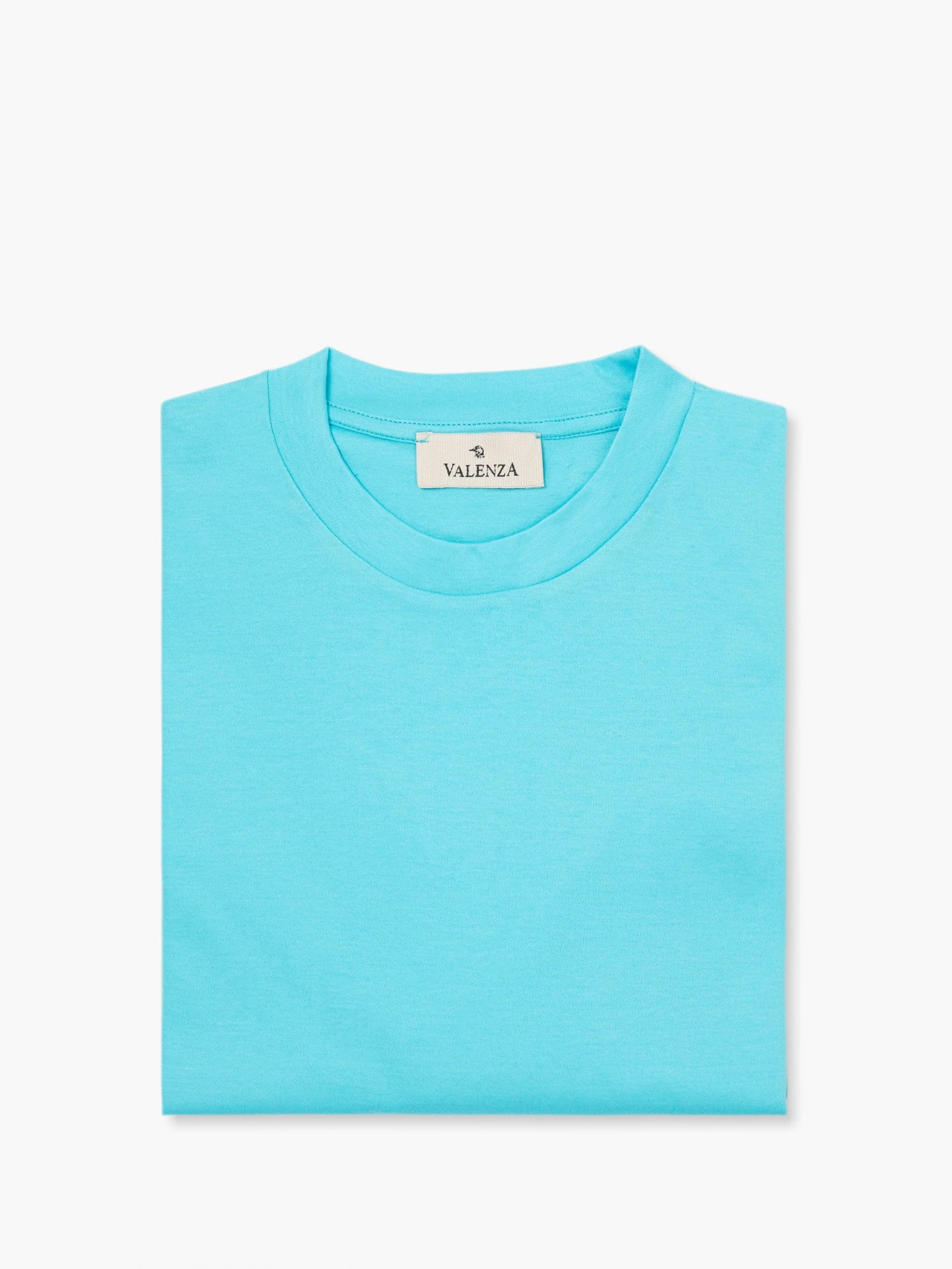 Valenza Interlock Supima T-Shirt | Turquoise