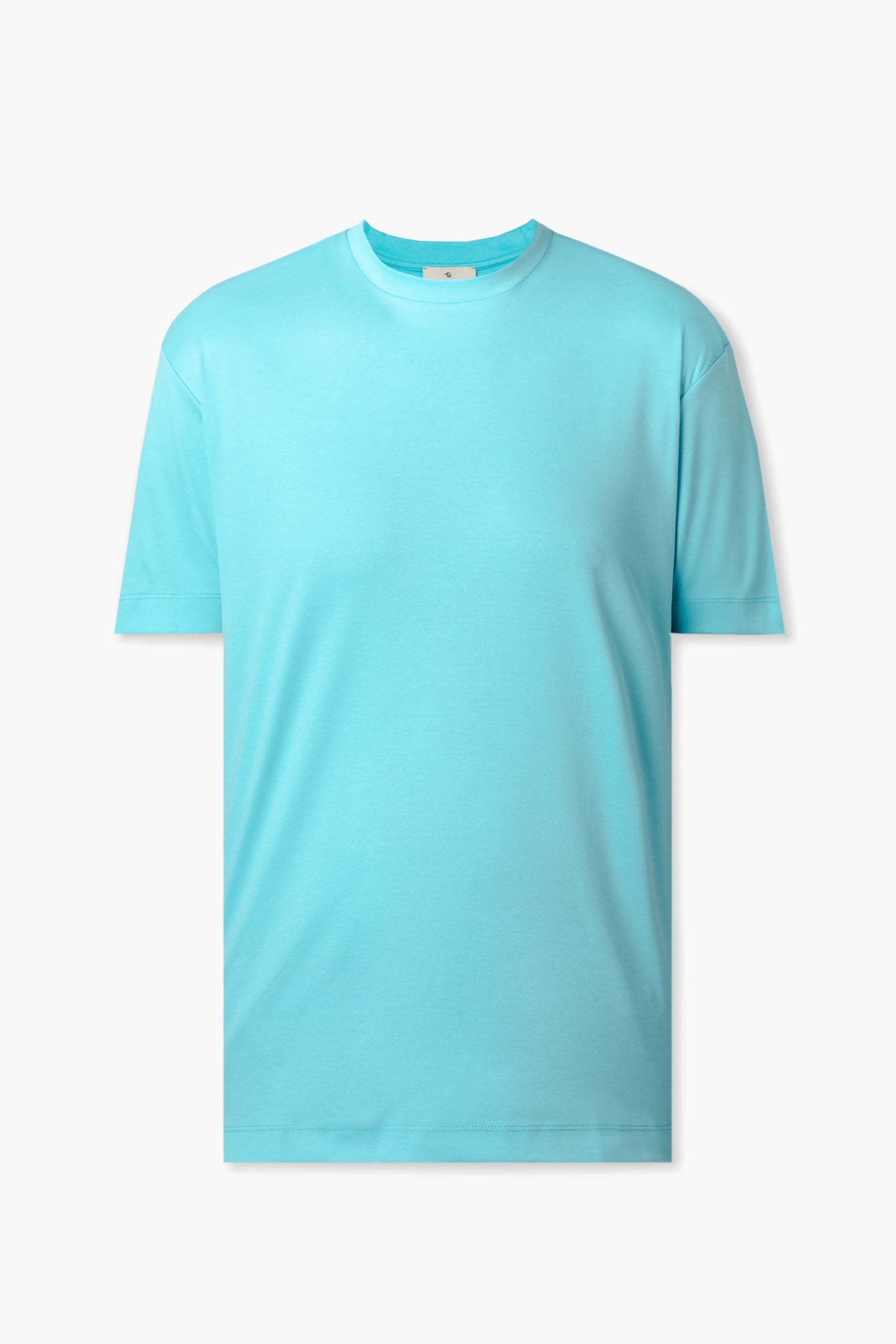 Valenza Interlock Supima T-Shirt | Turquoise