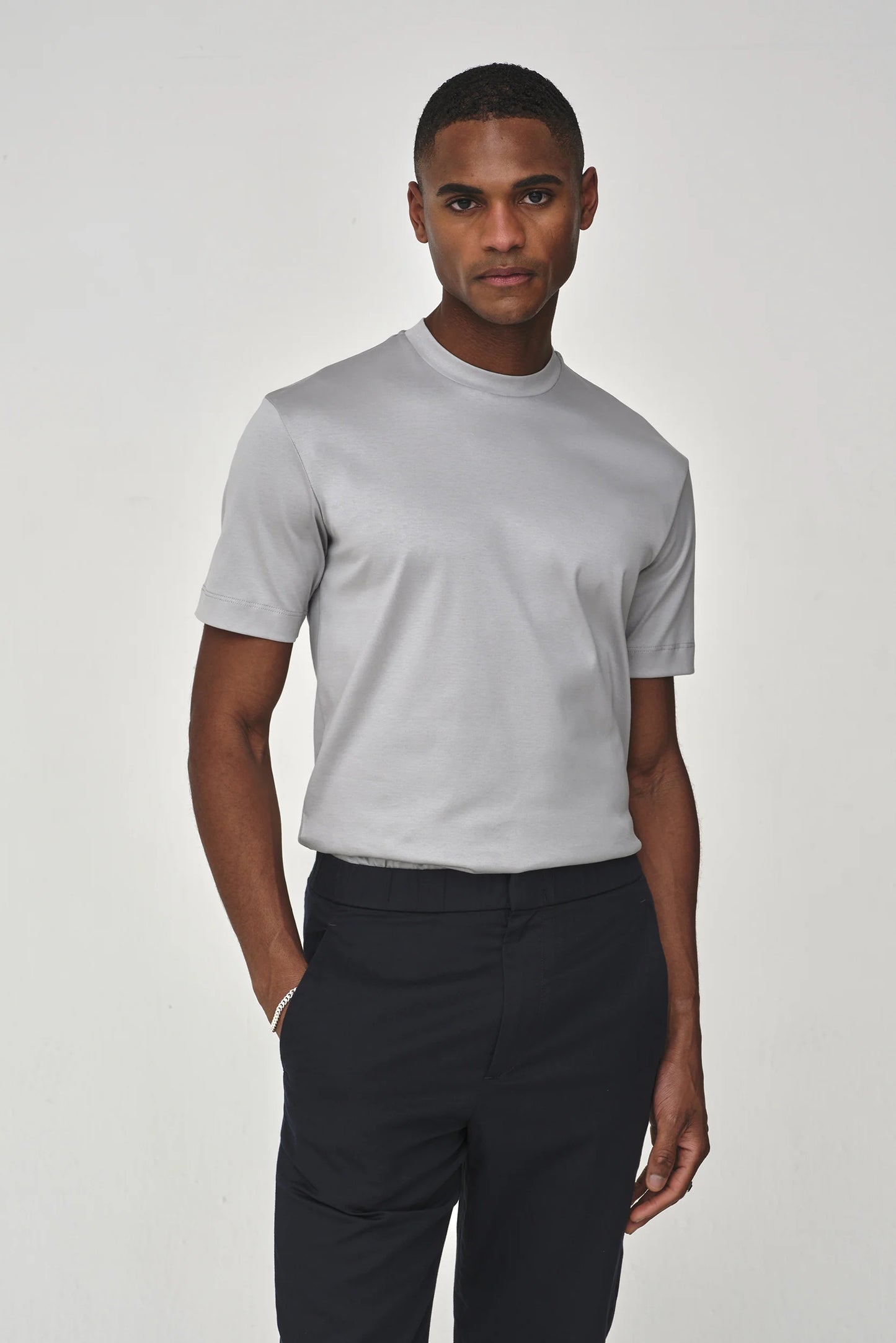 Valenza Interlock Supima T-Shirt | Marble