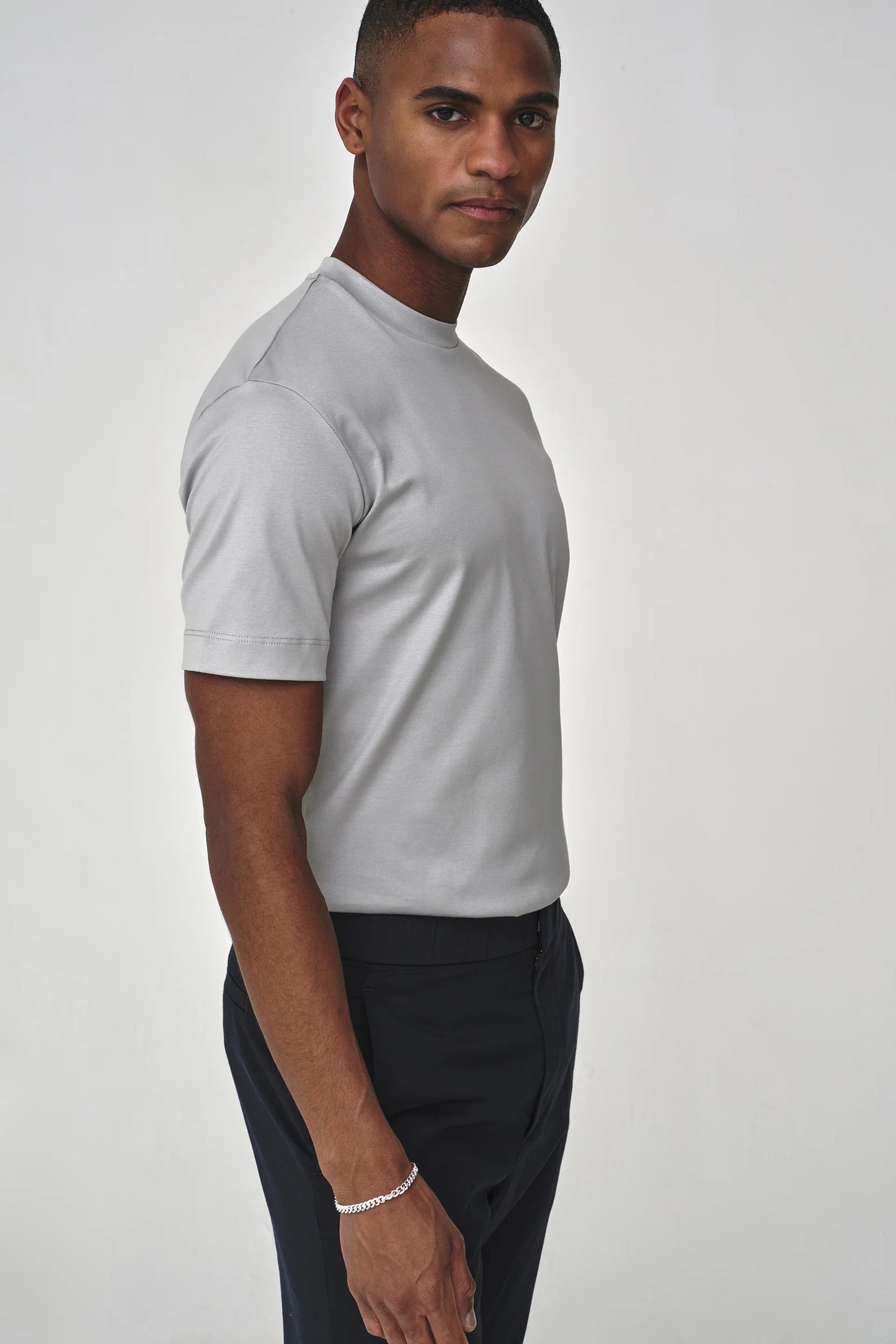 Valenza Interlock Supima T-Shirt | Marble