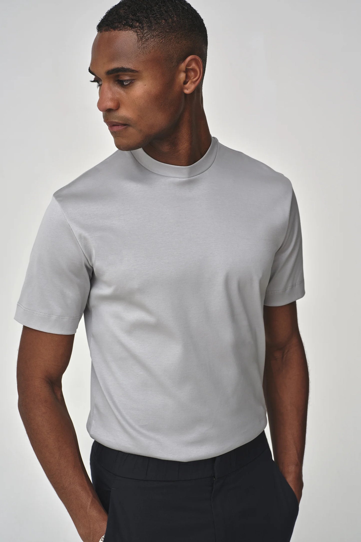 Valenza Interlock Supima T-Shirt | Marble