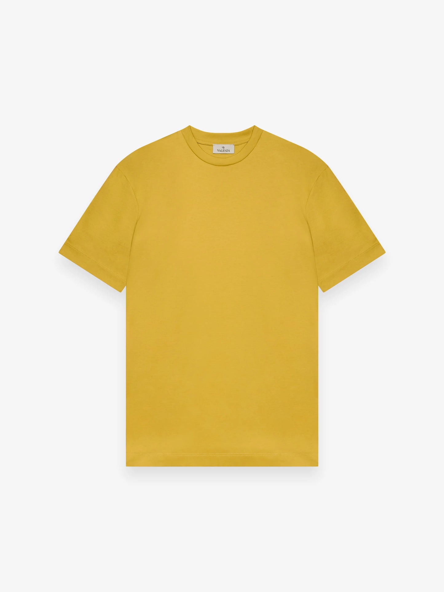 Valenza Interlock Supima T-Shirt | Mustard