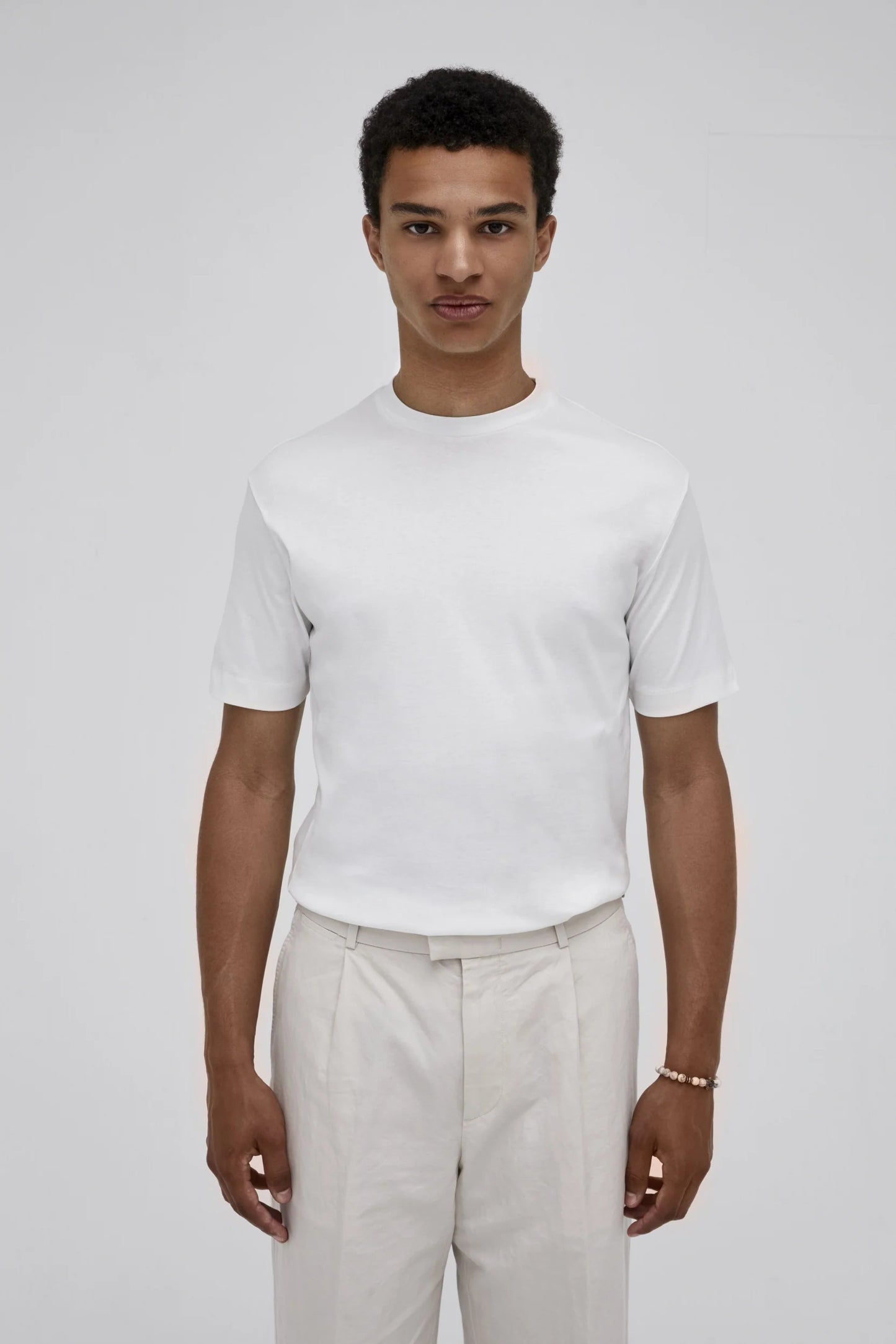Valenza Interlock Supima T-Shirt | Off White