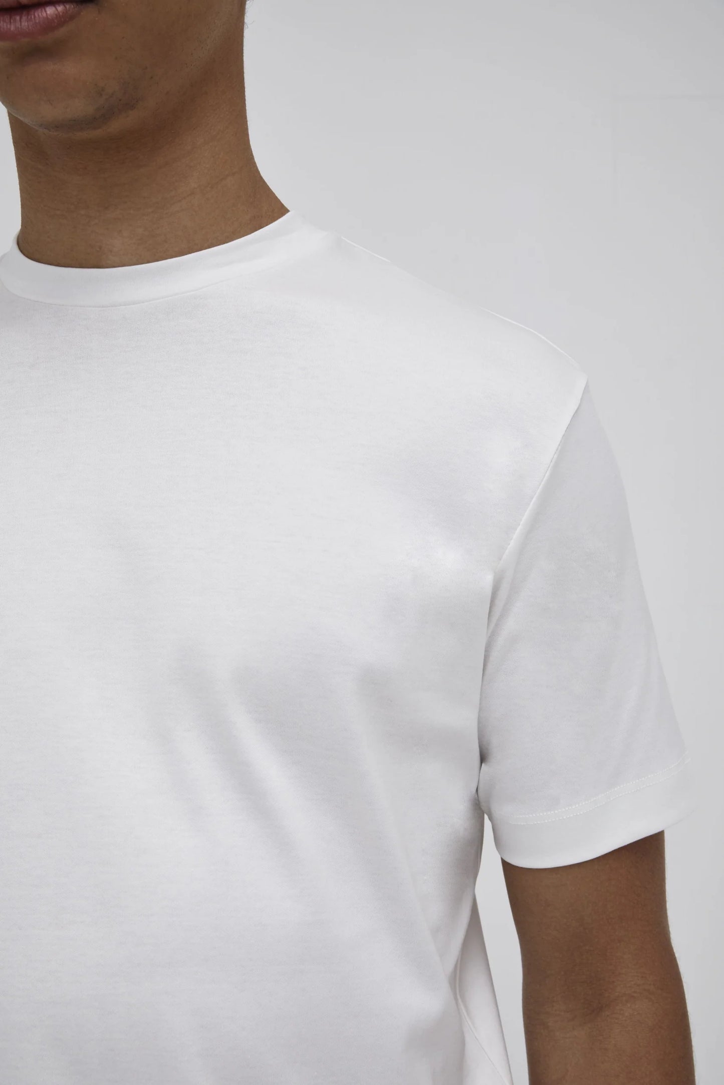 Valenza Interlock Supima T-Shirt | Off White