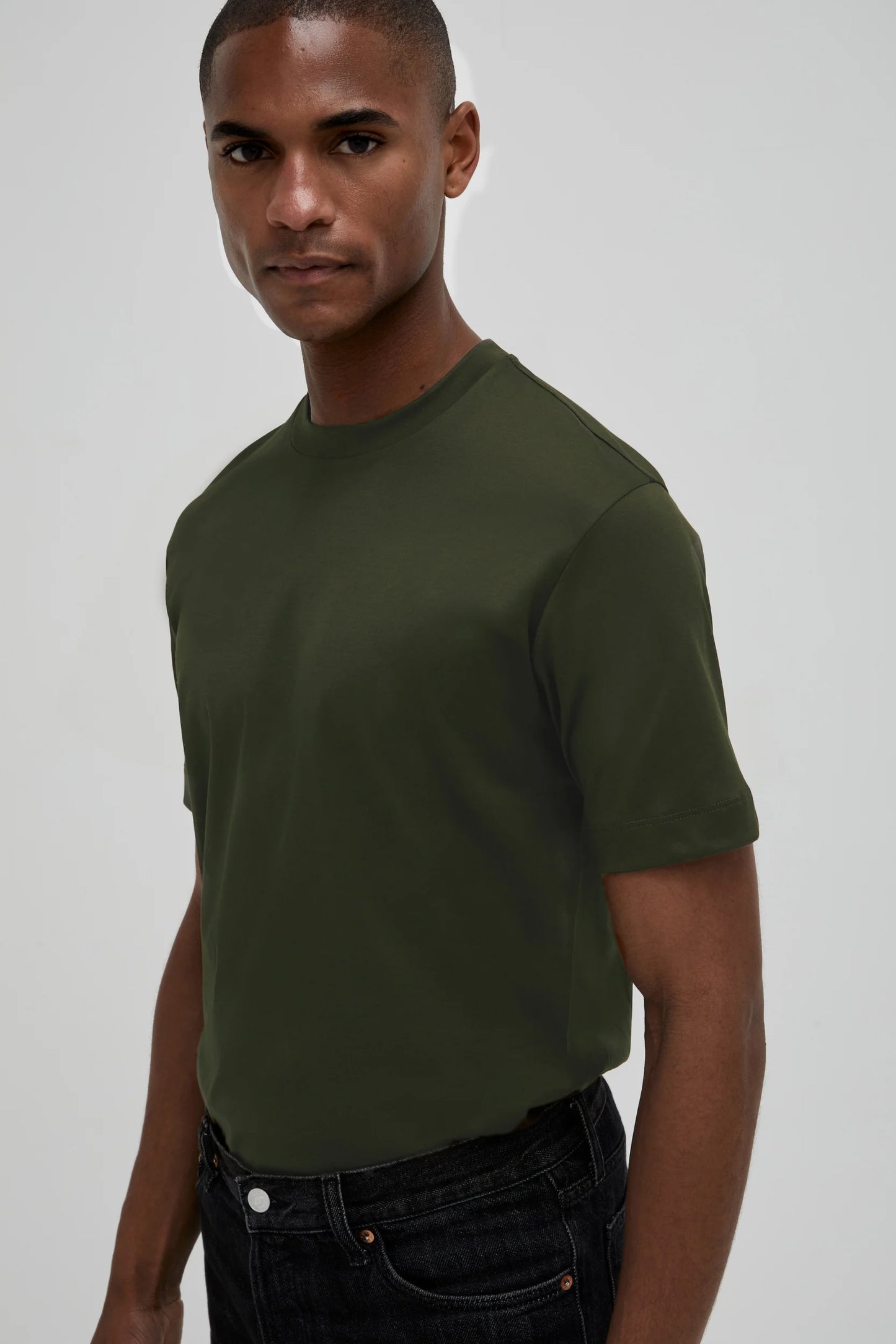 Valenza Interlock Supima T-Shirt | Green