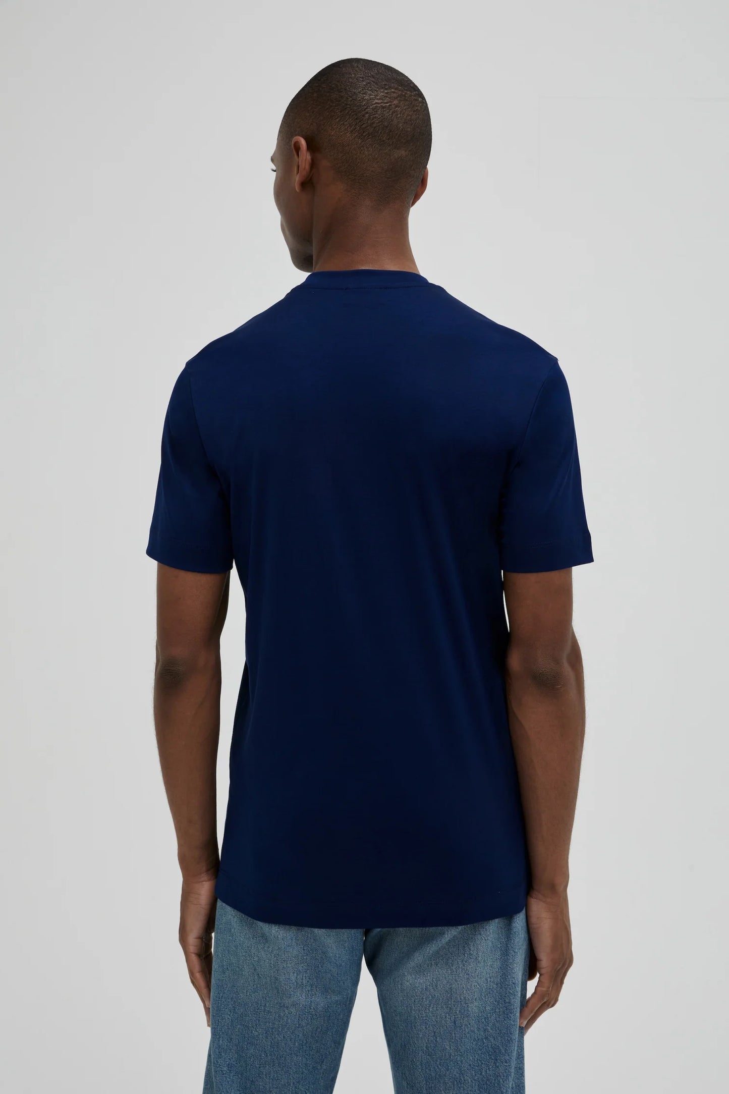 Valenza Interlock Supima T-Shirt | Blue