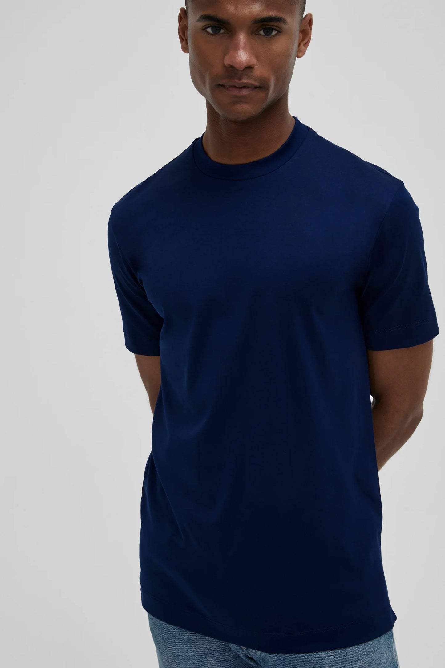 Valenza Interlock Supima T-Shirt | Blue