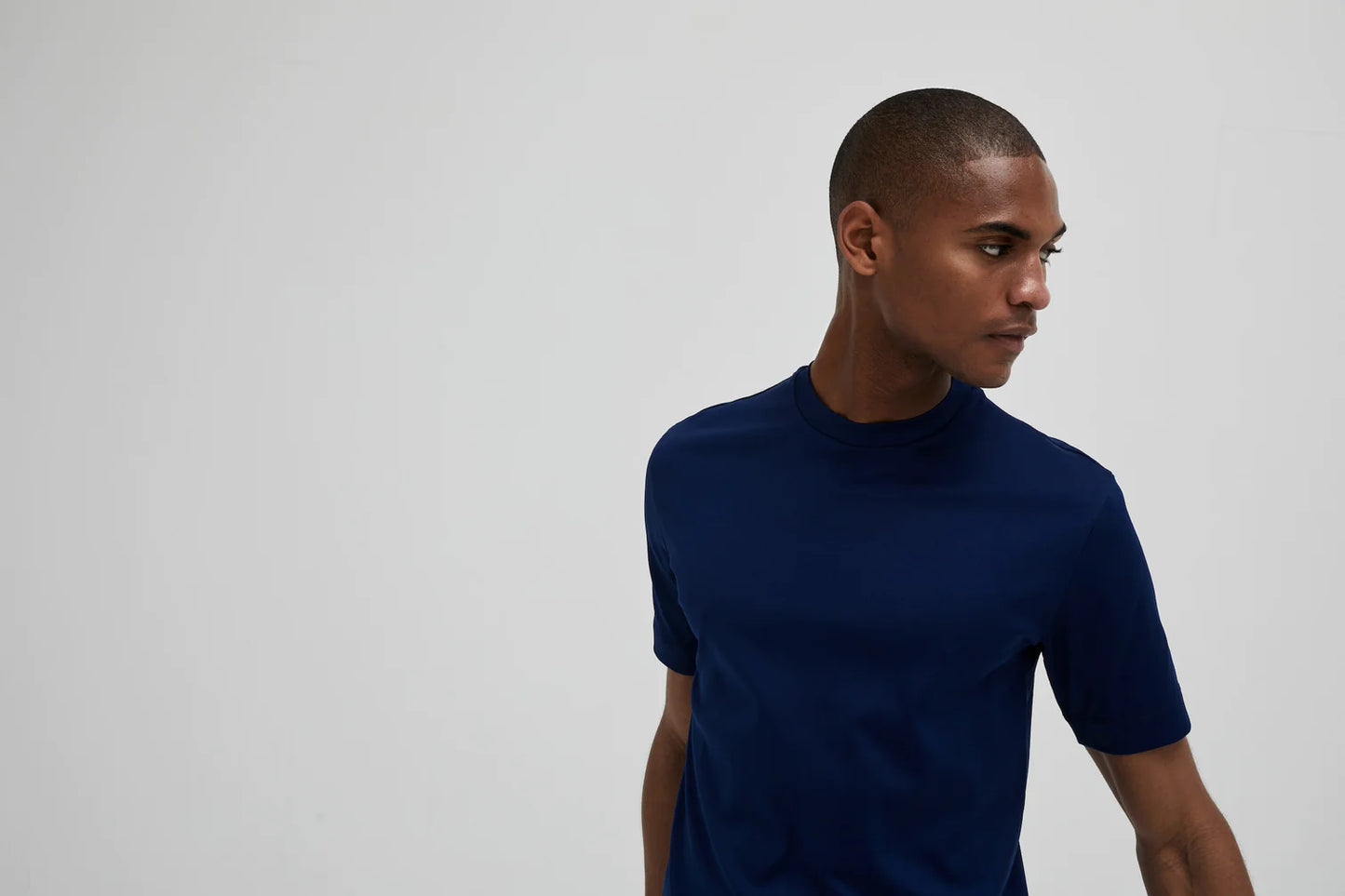Valenza Interlock Supima T-Shirt | Blue