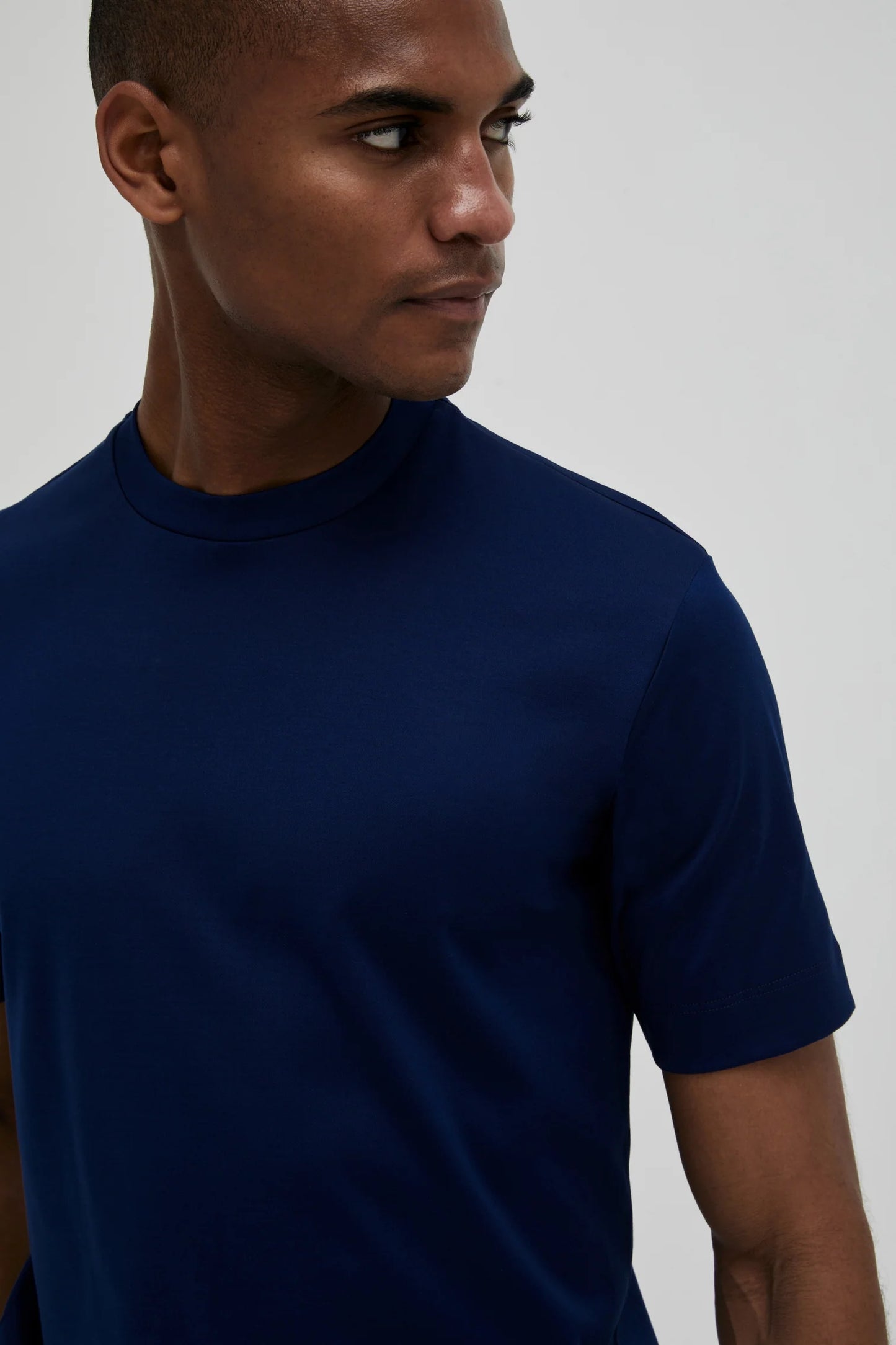 Valenza Interlock Supima T-Shirt | Blue