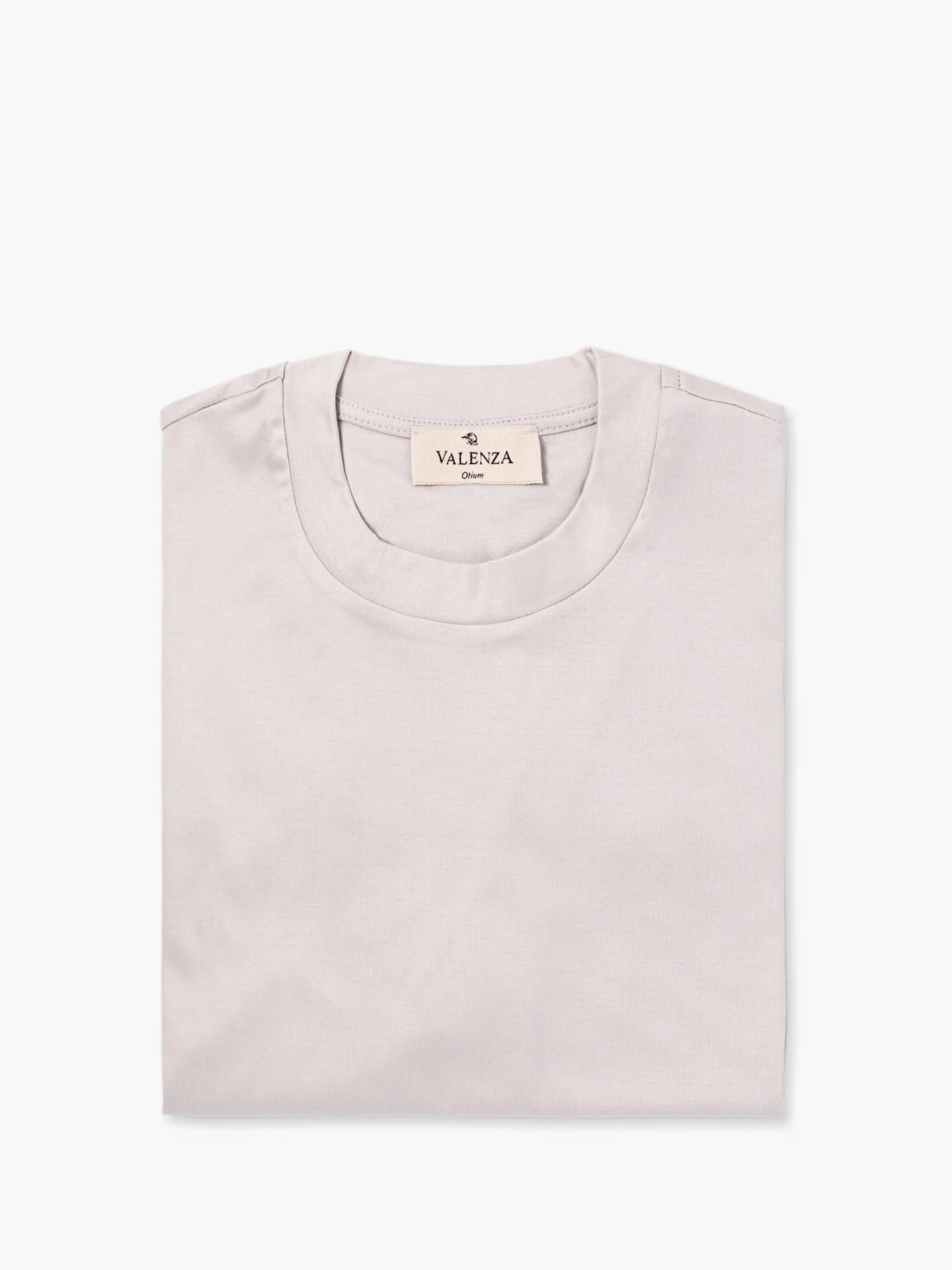 Valenza Interlock Supima T-Shirt | Pearl Grey