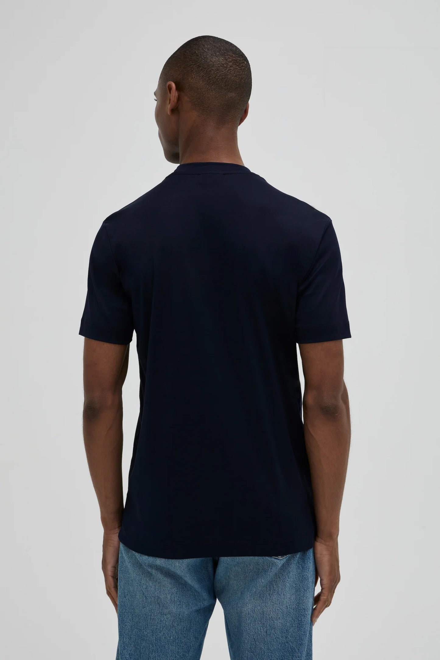 Valenza Interlock Supima T-Shirt | Navy