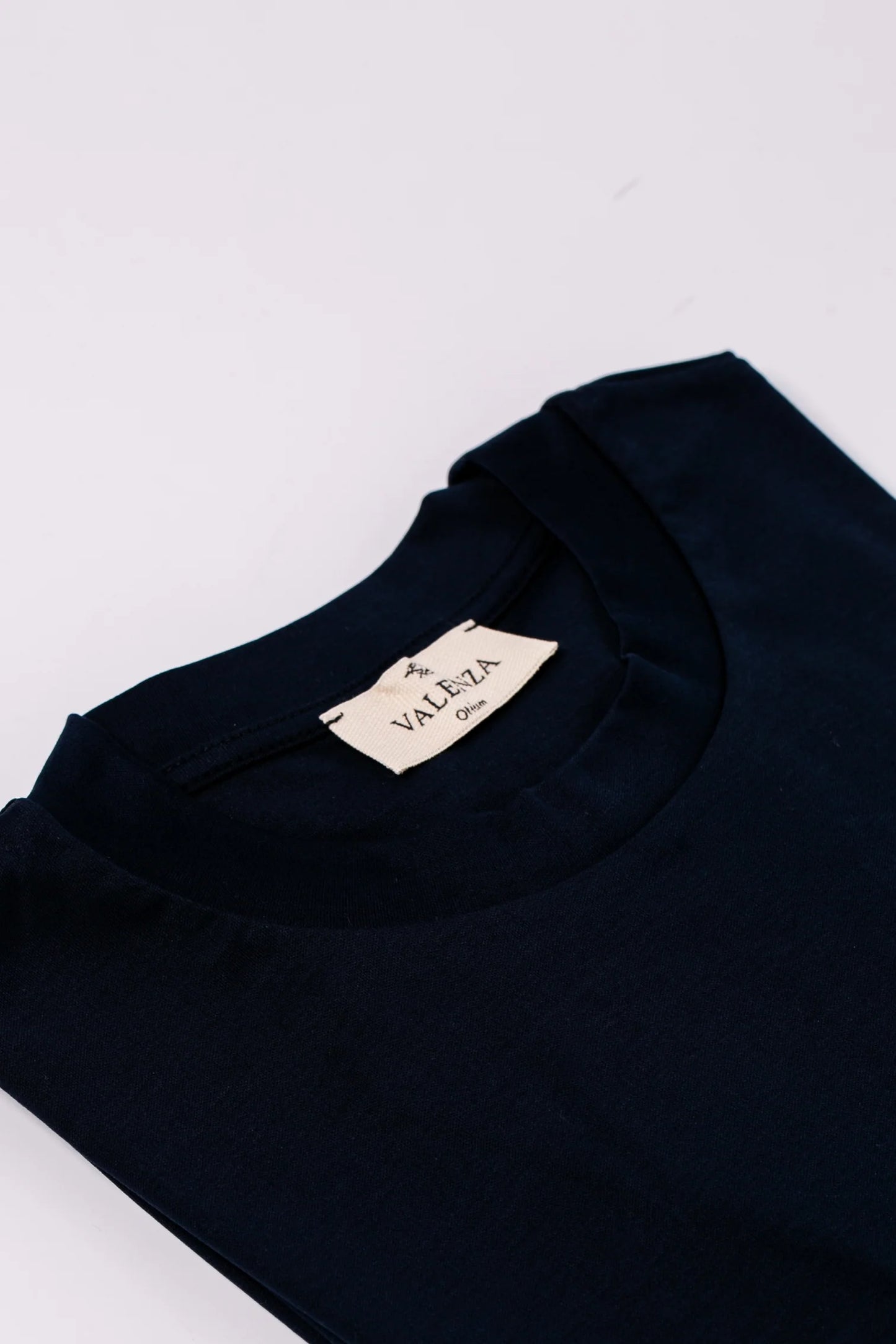 Valenza Interlock Supima T-Shirt | Navy