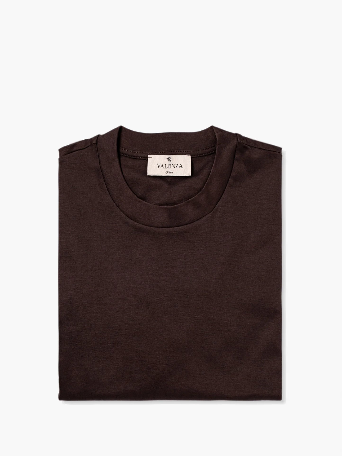 Valenza Interlock Supima T-Shirt | Ebony Brown