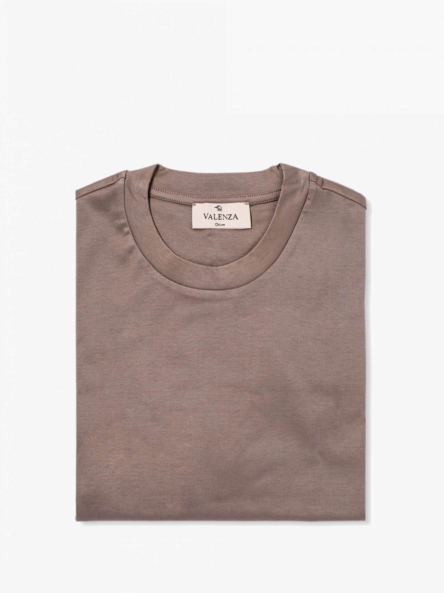 Valenza Interlock Supima T-Shirt | Lead Grey