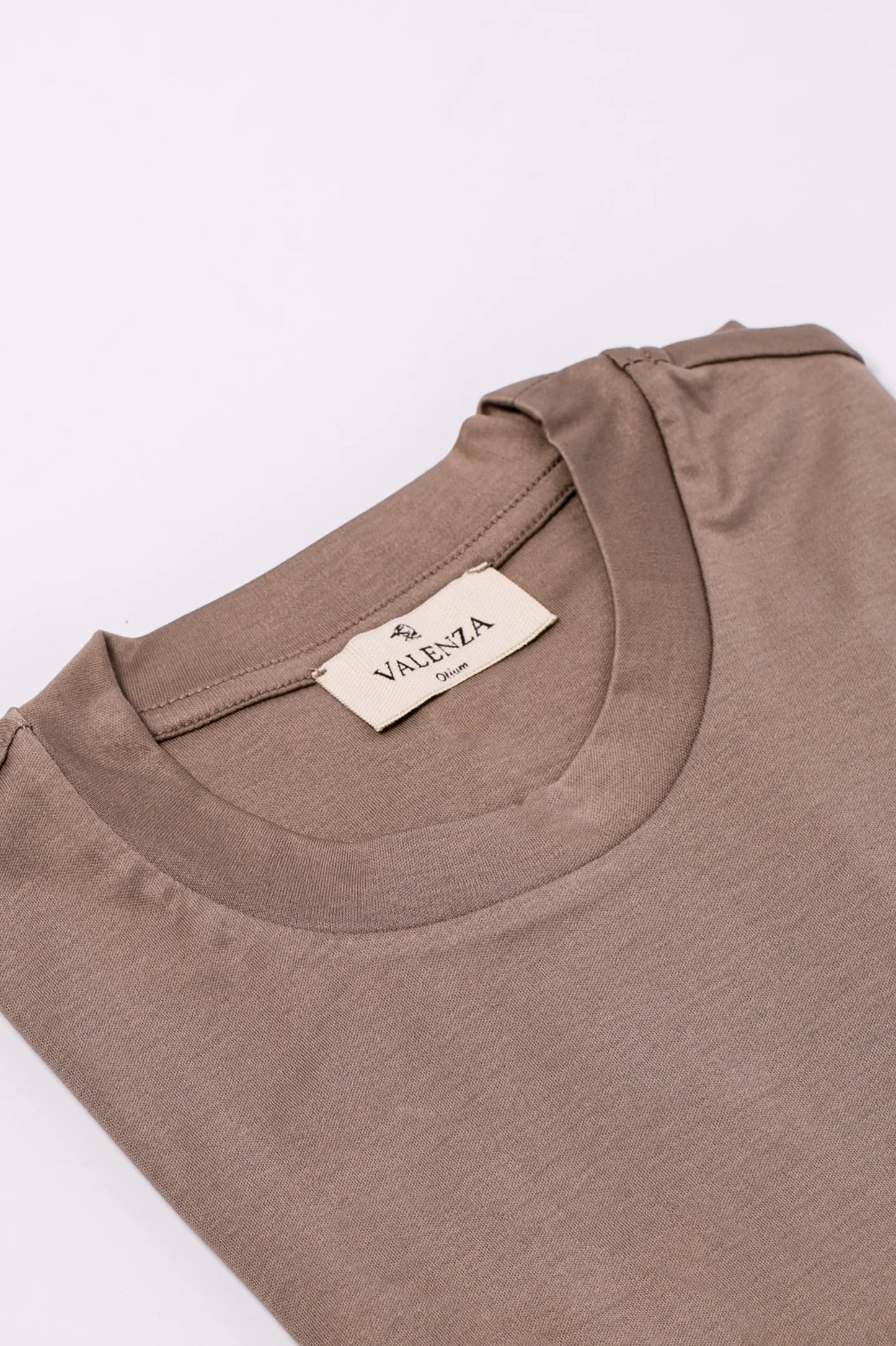 Valenza Interlock Supima T-Shirt | Lead Grey