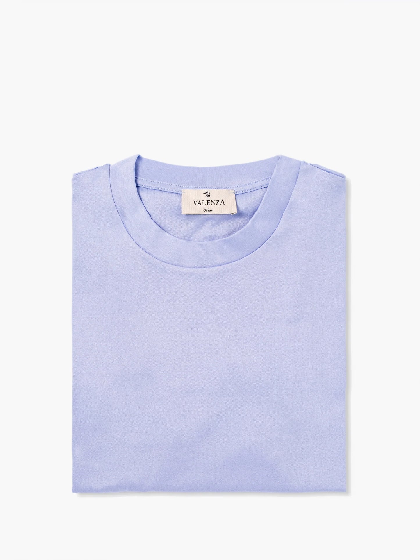 Valenza Interlock Supima T-Shirt | Light Blue