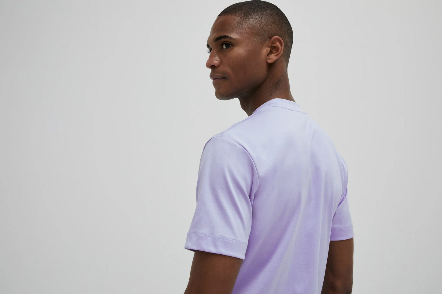 Valenza Interlock Supima T-Shirt | Light Blue
