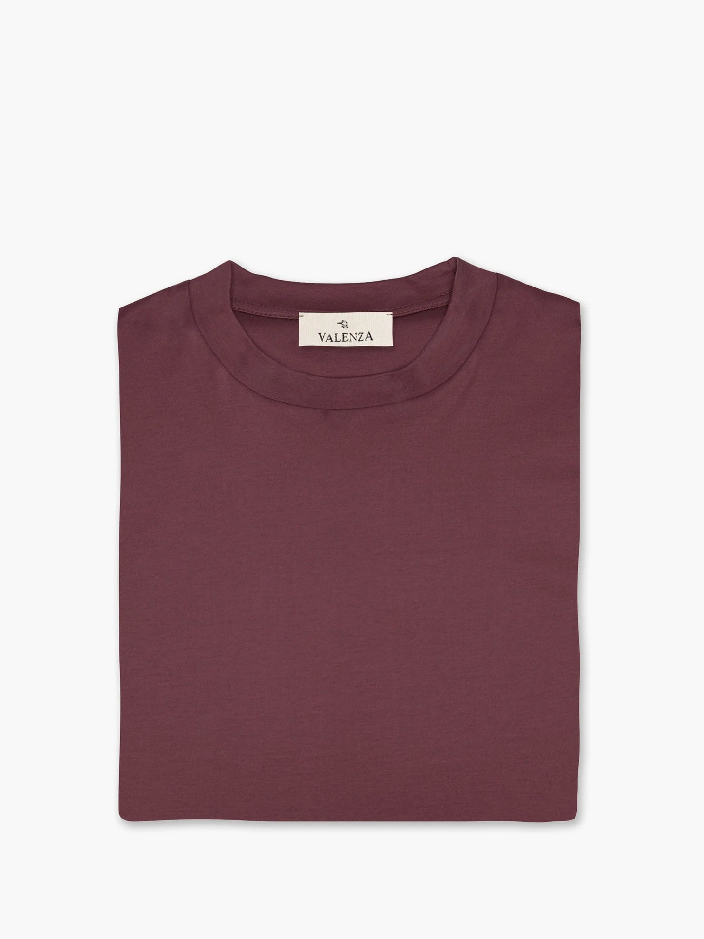 Valenza Interlock Supima T-Shirt | Aubergine