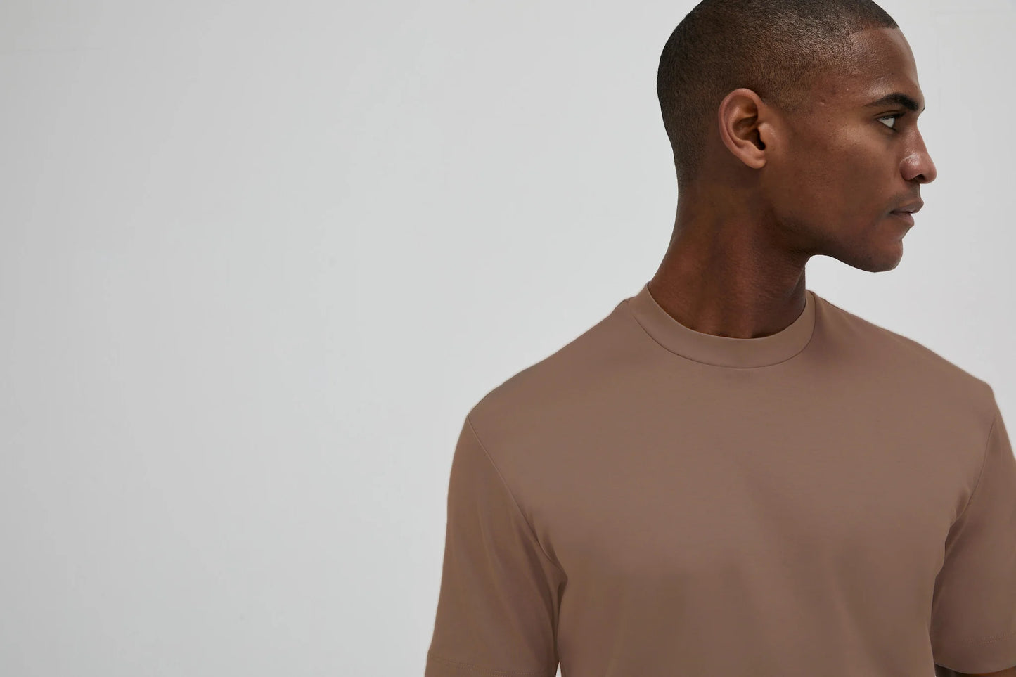 Valenza Interlock Supima T-Shirt | Corteccia Brown