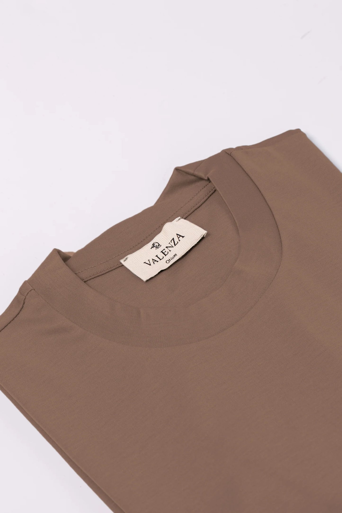 Valenza Interlock Supima T-Shirt | Corteccia Brown