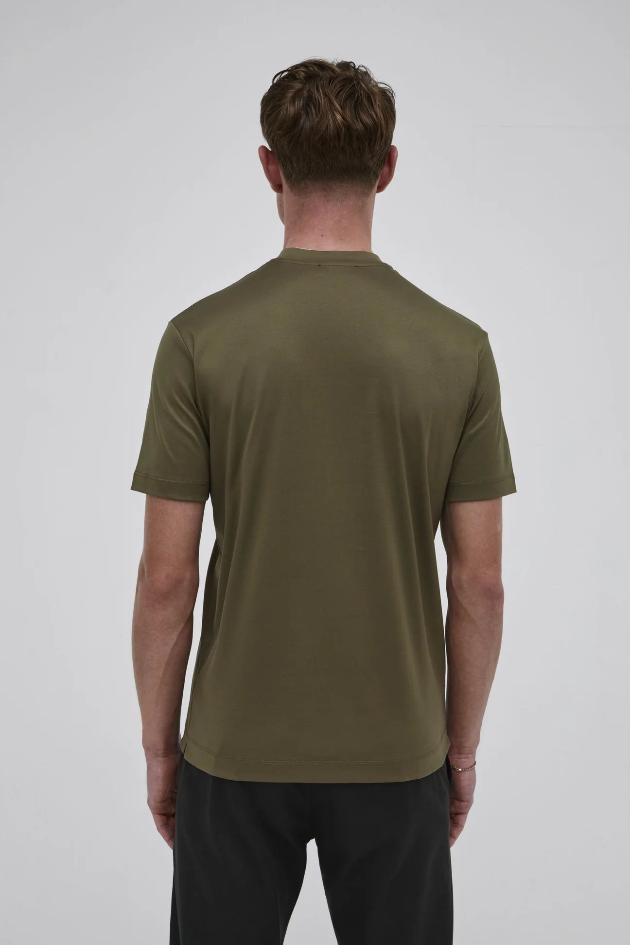 Valenza Interlock Supima T-Shirt |  Army Green