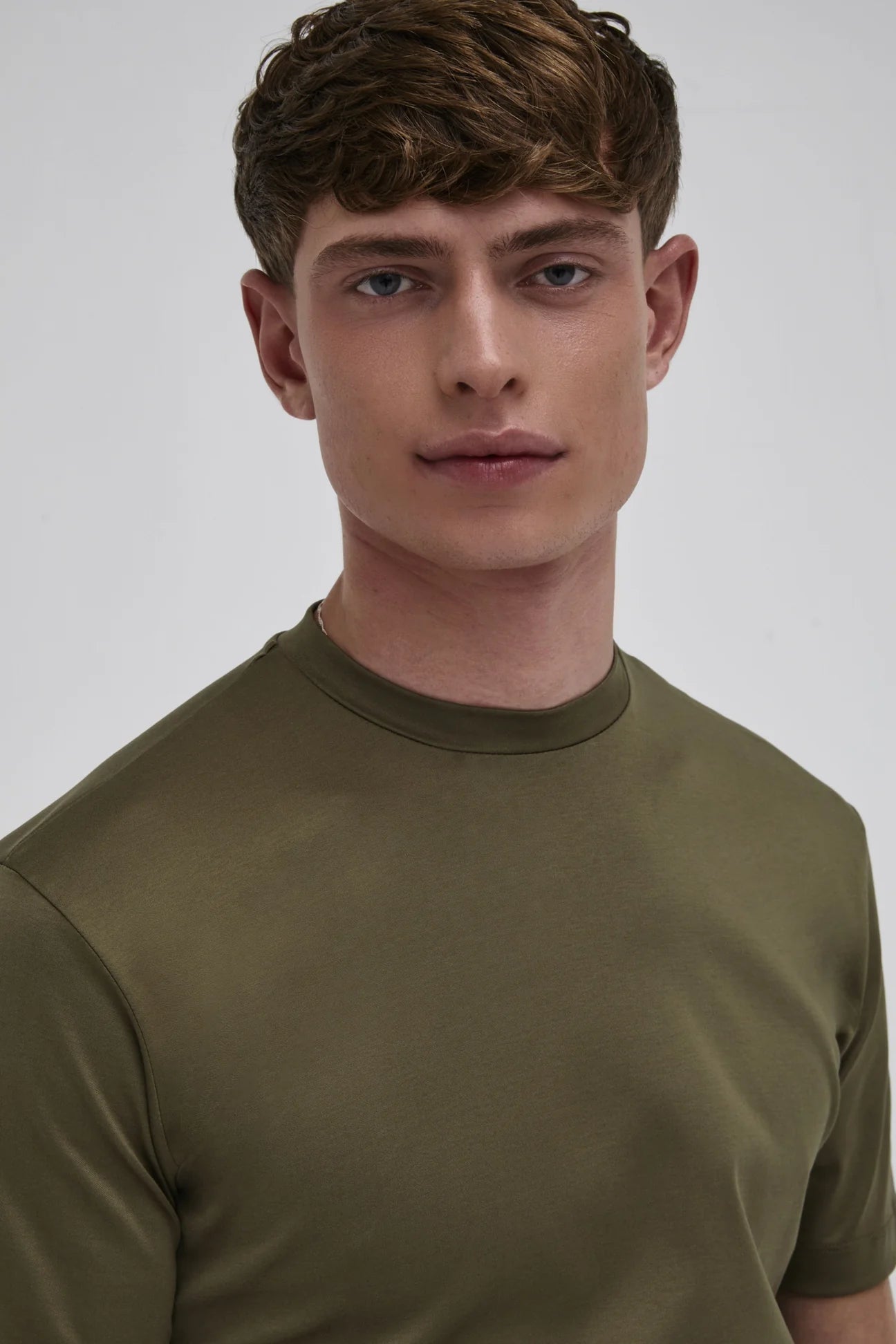 Valenza Interlock Supima T-Shirt |  Army Green