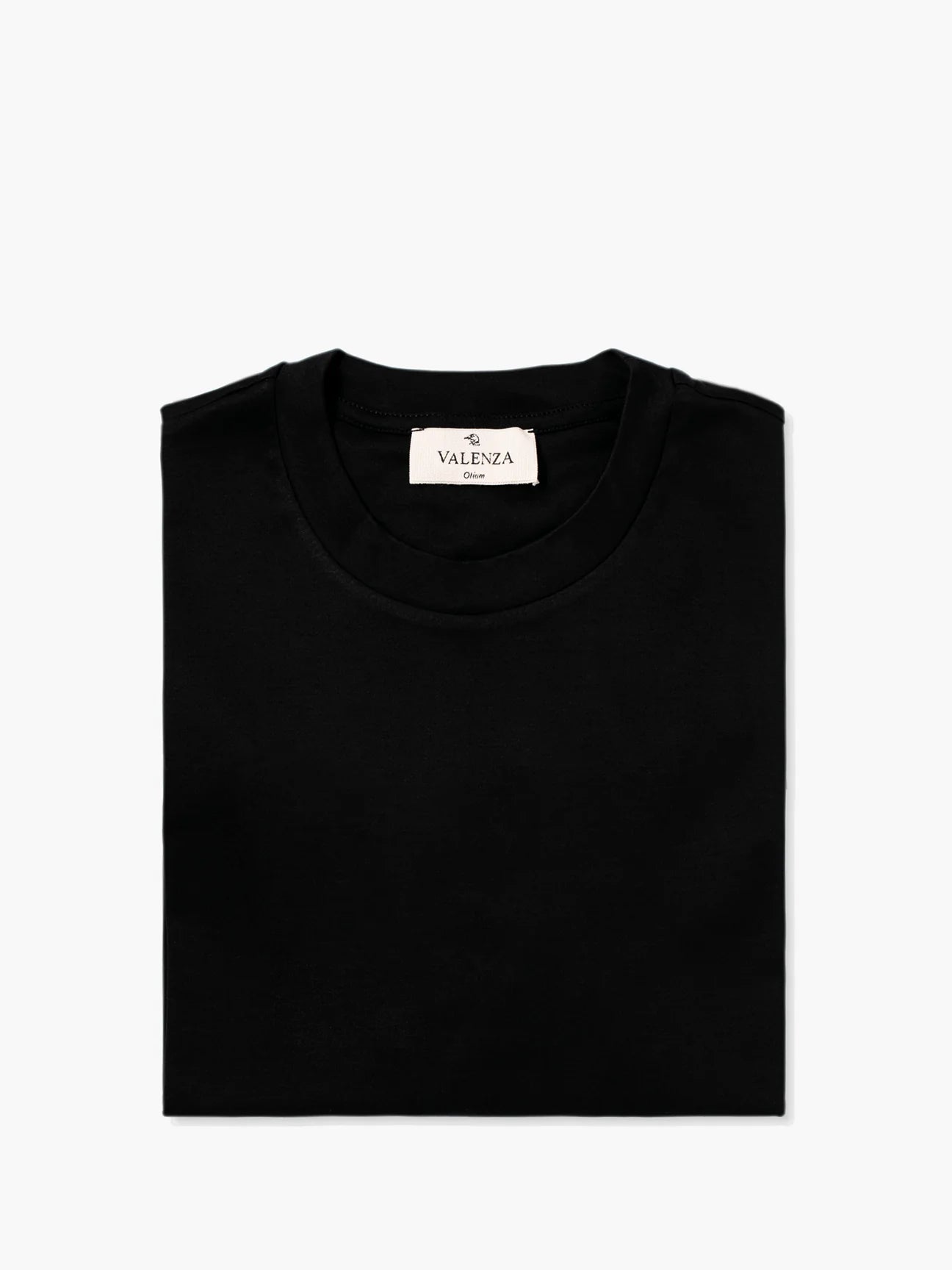 Valenza Interlock Supima T-Shirt |  Black