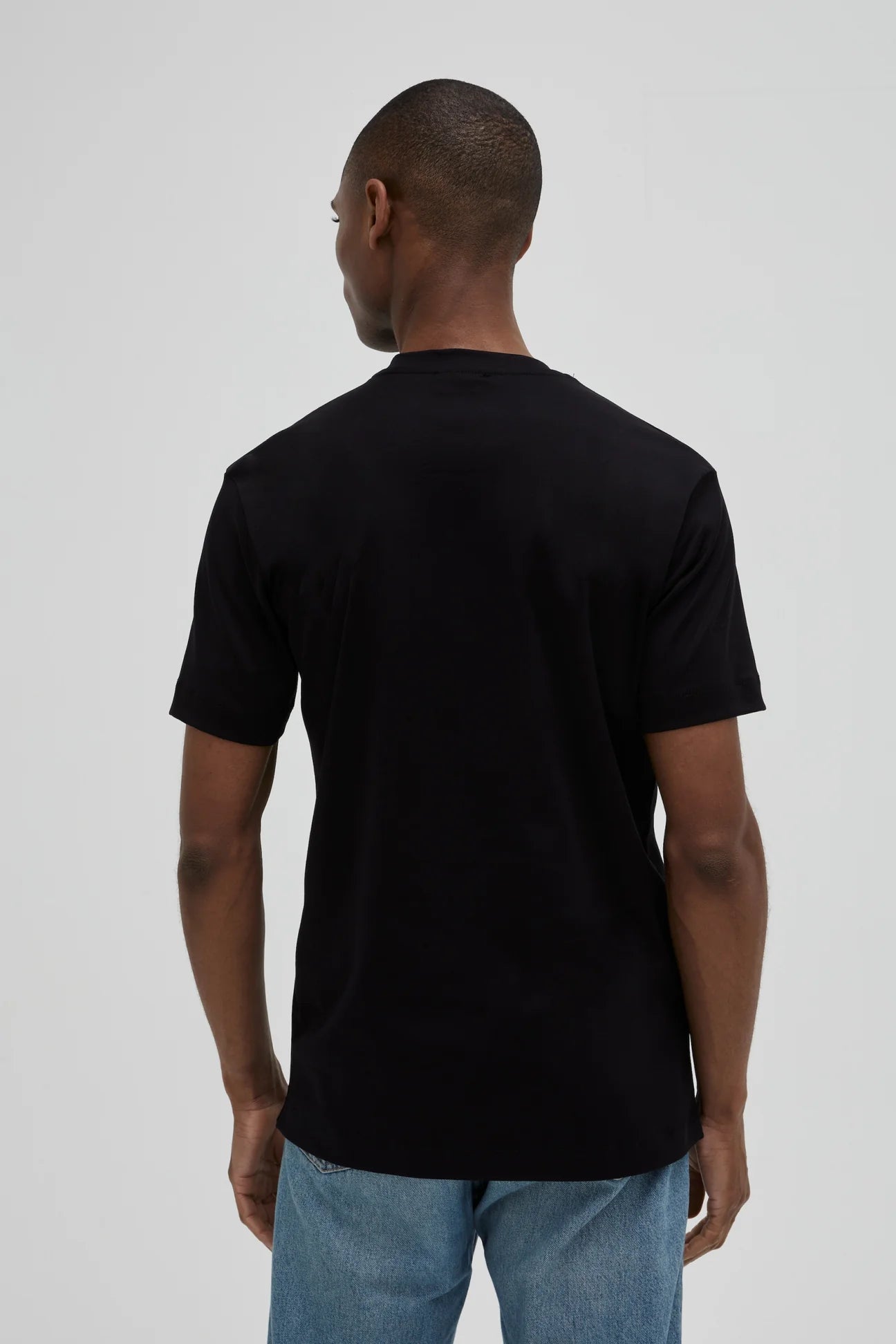 Valenza Interlock Supima T-Shirt |  Black