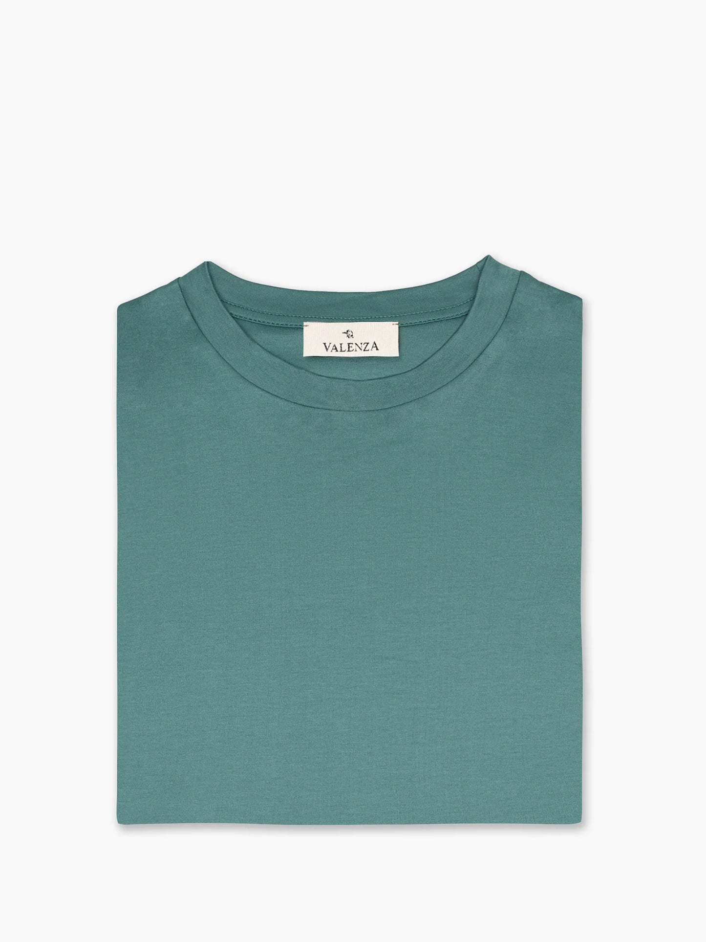 Valenza Interlock Supima T-Shirt | Emerald Green