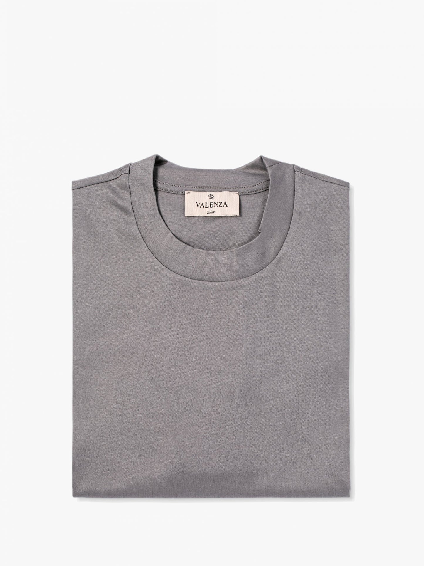 Valenza Interlock Supima T-Shirt |  Grey